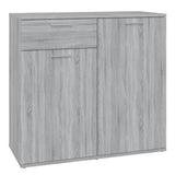 Sideboard Grey Sonoma 80x36x75 cm Engineered Wood 815490