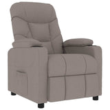 Massage Chair Taupe Fabric 339100