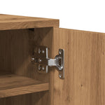 ZNTS Shoe Cabinet Artisan Oak 60x35x70 cm Engineered Wood 856697