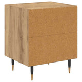 Bedside Cabinet with Drawer 2 pcs Artisan Oak 40 x 35 x 47.5 cm 881980