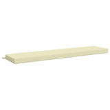 2-Piece Bench Cushions SOEST 2 pcs 100% Polyester Cream 950101
