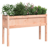 Garden Planters 2 pcs with Legs Solid Wood Douglas 837571