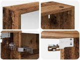 Bathroom Cabinet Set 3 pcs 116 x 16 x 62.5 cm Engineered wood 3403814