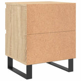 Bedside Cabinets 2 pcs Sonoma Oak 40x35x50 cm Engineered Wood 826899