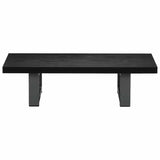 Bathroom Furniture Set Black and White Engineered wood, Ceramic 279337