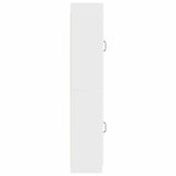Cabinet Set 2 pcs High Gloss White Engineered Wood 3416956
