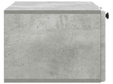 Wall-Mounted TV Cabinet 78.5 x 31 x 30 cm Concrete Grey 899228