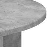 End Table Concrete Grey 39.7 x 39.7 x 60 cm Engineered Wood 891133
