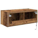 TV Wall Cabinet Old Wood 80 x 35 x 31 cm Engineered Wood 863104