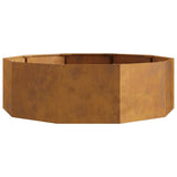 Planter Rusty 120 x 120 x 35 cm Weathering Steel 883730