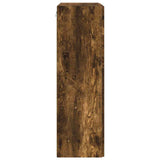 TV Wall Cabinet Smoked Oak 59.5 x 31 x 100 cm Engineered Wood 892374