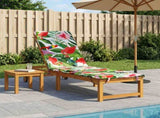 Sunlounger Cushion GEMERT 100% Polyester Multicolour 948518
