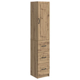 Cabinet Set 2 pcs Artisan Oak 33 x 34.5 x 87 cm Engineered Wood 3416978