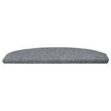 Self-adhesive Stair Mats 15 pcs Light Grey 80 x 24.5 x 3.5 cm 42038667