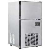 Ice Cube Maker with Door Silver 43 x 40 x 71 cm Stainless Steel 51102