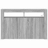 Sideboard Grey Sonoma 116 x 30 x 75 cm Engineered Wood 3333881
