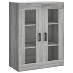 Wall Mounted Cabinets 2 pcs Grey Sonoma Engineered Wood 3197943