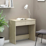 Desk Sonoma Oak 80x40x75 cm Engineered Wood 801358