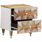 Bedside Cabinets 2 pcs 40x33.5x46 cm Solid Wood Mango 4018663