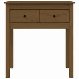 Console Table Honey Brown 70x35x75 cm Solid Wood Pine 814612