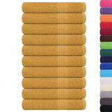 Sauna Towels "FROGN" 10 pcs Gold 80x200 cm 360 gsm 136817