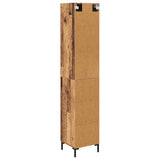 Highboard Old Wood 34.5 x 34 x 180 cm Engineered Wood 3415607