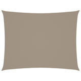 Sunshade Sail Oxford Fabric Rectangular 6x8 m Taupe 135443