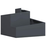Garden Planter Anthracite 60 x 60 x 50 cm Cold-rolled Steel 873573