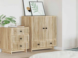 Sideboard Sonoma Oak 66 x 34.5 x 95 cm Engineered Wood 893977