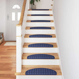 Self-adhesive Stair Mats 15 pcs Blue 65 x 21 x 4 cm 42011447