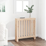 ZNTS Radiator Cover 79.5x19x84 cm Solid Wood Pine 822566