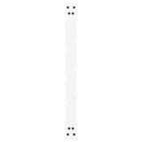 Coffee Table Legs U-Shaped 2 pcs White 60x cm Steel 4013161