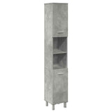 3 Piece Bathroom Furniture Set Concrete Grey Engineered Wood 3324855