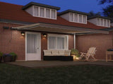 Retractable Awning Beige 450 x 350 cm Fabric and Aluminium 3331134