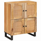 Sideboard with Storage Brown 60 x 33 x 75 cm Solid Mango Wood 4018070