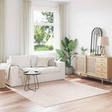 Anti-slip Shaggy Rug Cream 200 x 200 cm PP 4019785
