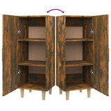 Sideboard Smoked Oak 34.5x34x90 cm Engineered Wood 817402