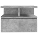 Floating Nightstands 2 pcs Concrete Grey 40x31x27cm Engineered Wood 800414