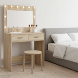 Dressing Table Sonoma Oak 78.5 x 41 x 135 cm Engineered Wood 865030