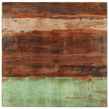 Square Table Top 80x80 cm 15-16 mm Solid Reclaimed Wood 286051