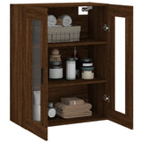 Wall Mounted Cabinet Brown Oak 69.5x34x90 cm 828499