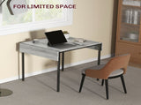 Four-Person Drop Leaf Dining Table - Grey T3398P343148
