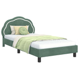 Children's Bed Frame with Headboard Sea Green 80 x 200 cm 42010913