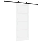 Sliding Door Manual ORKDAL White and black 83 x 202 cm 3333477