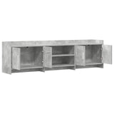 TV Cabinet 168 x 33 x 47 cm Concrete Grey Engineered Wood 8011182