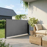 Retractable Side Awning Anthracite 100x500 cm 4004398