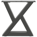 Coffee Table Legs 2 pcs Anthracite 40x cm Steel 4012682