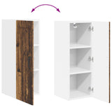 Wall Cabinet PORTO Old Wood 30 x 31 x 80 cm Engineered Wood 885371