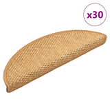 Stair Mats Self-adhesive Sisal-Look 30 pcs 56x17x3 cm Sisal 3365865
