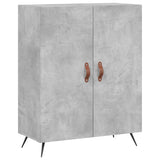 Highboard Concrete Grey 69.5x34x180 cm Engineered Wood 3195655